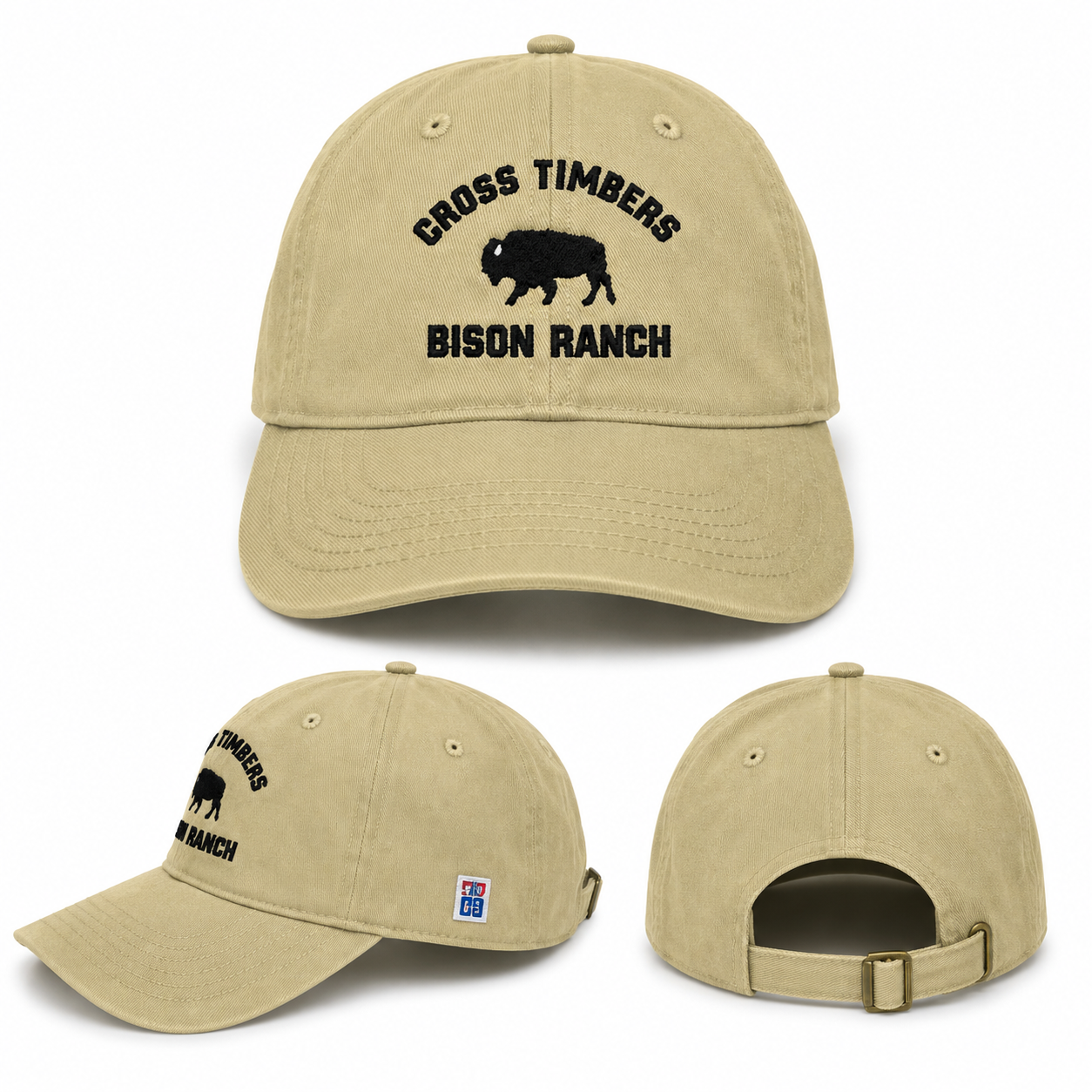 Khaki Tan Twill Cap CTB