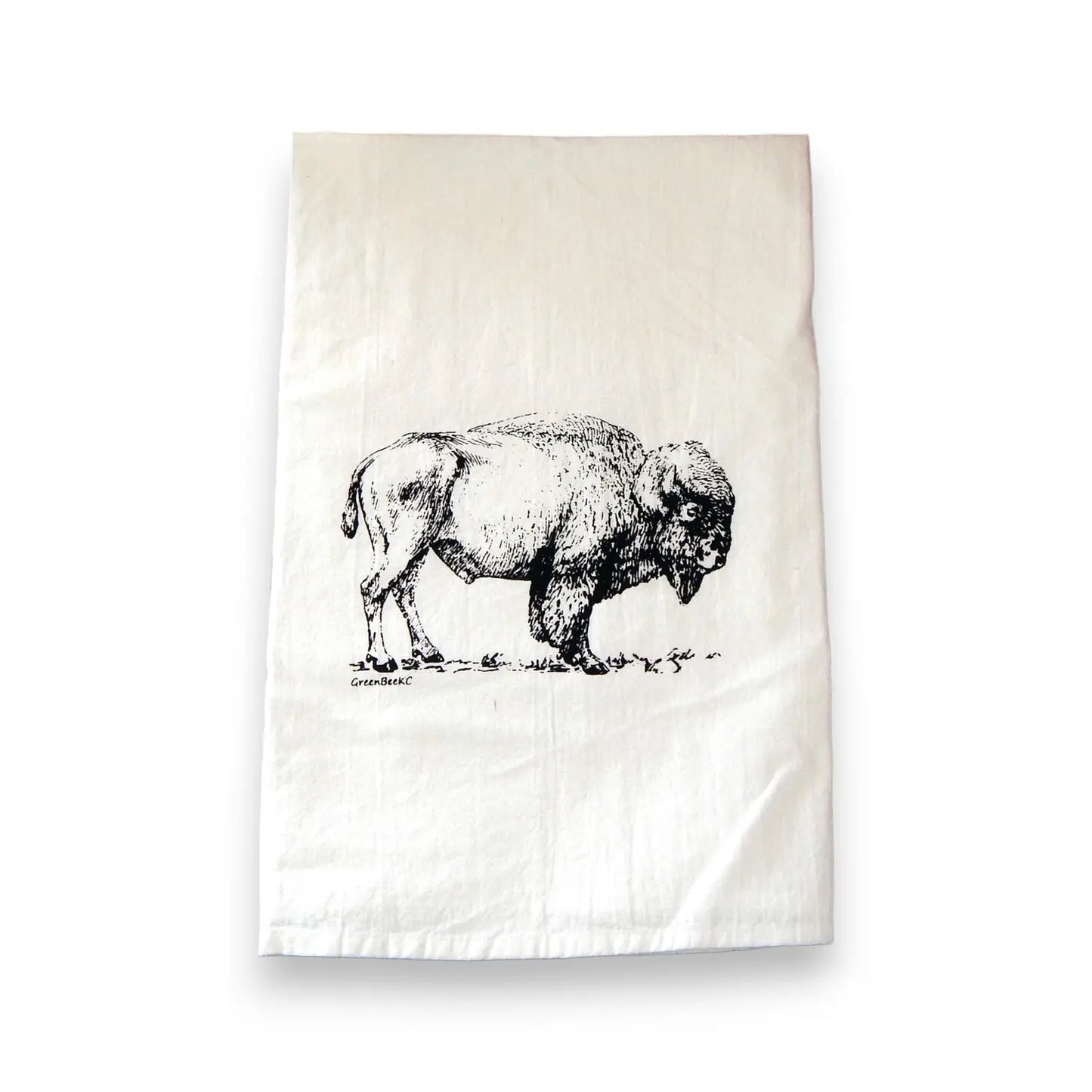 Bison Tea Towel