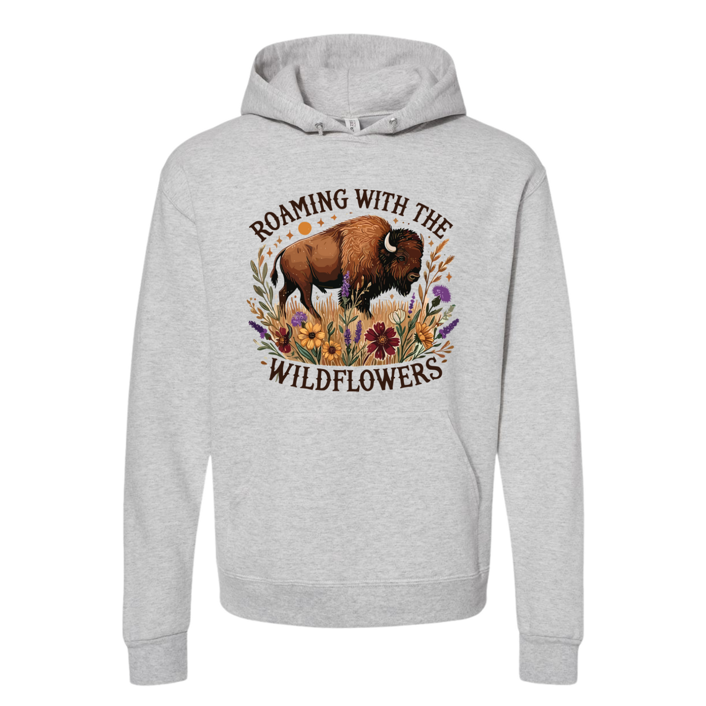 Heather Oatmeal Roaming in the Wild Flowers Hoodie