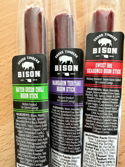 Great Plains Pack - Snack Sticks, Pecans, Socks & Plush Bison!