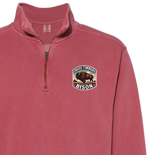 Sunset Comfort Colors Quarter Zip Sweatshirt