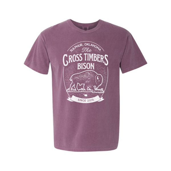 CTB Berry Comfort Color – Cross Timbers Bison