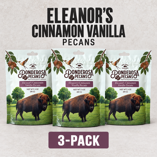 Eleanor's Cinnamon Vanilla Pecans - 3 Pack