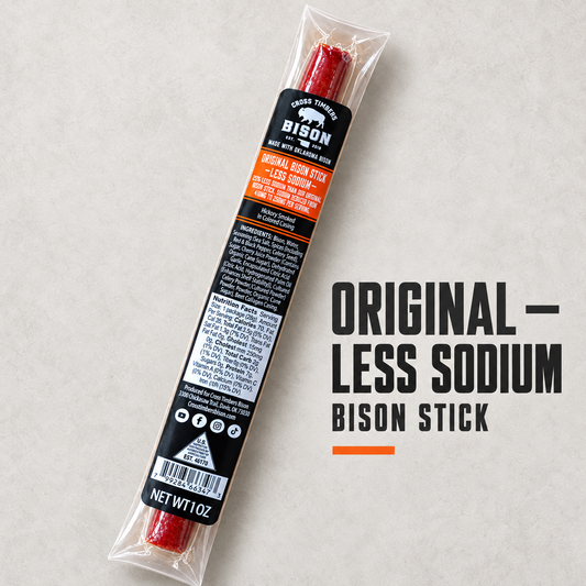 Original with Reduced Sodium Bison Snack Sticks