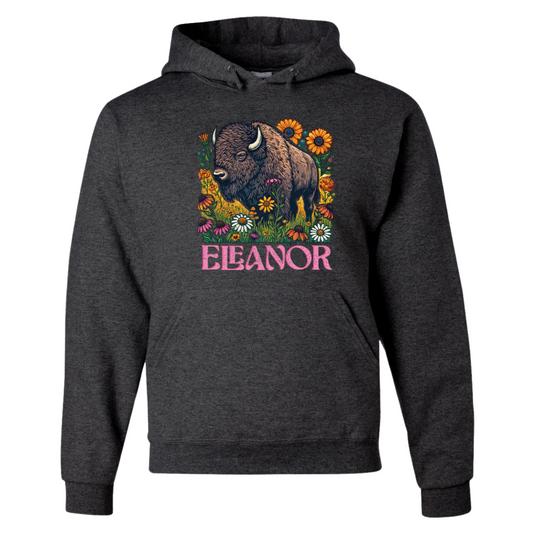 Eleanor Charcoal Grey Hoodie
