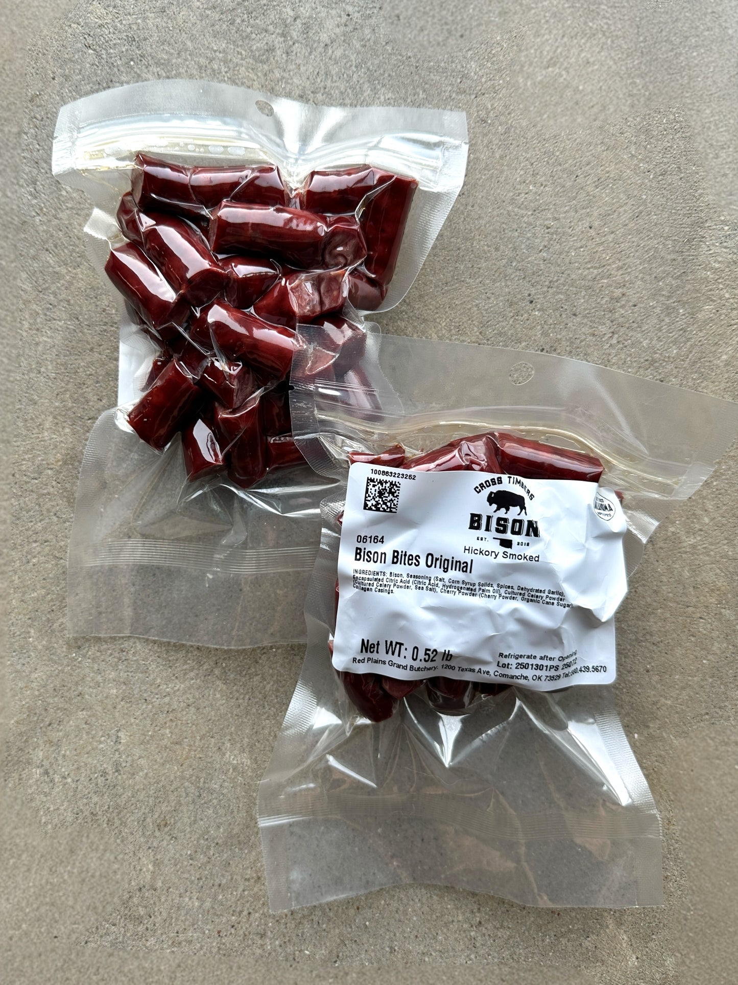 New Original with Less Sodium Bison Bites - 2 Pack