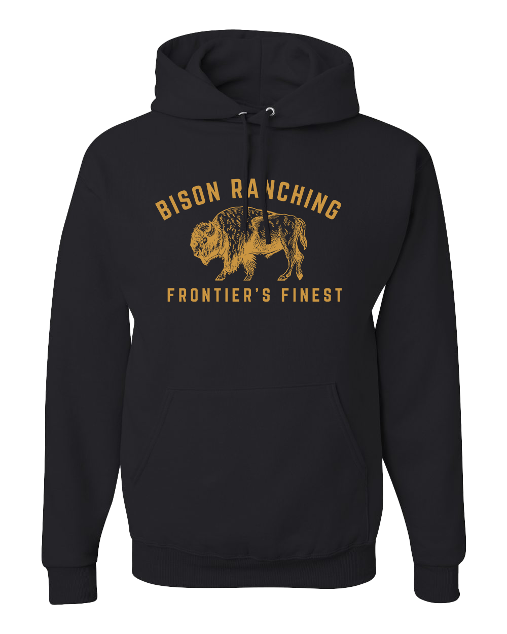 Frontiers Finest Black and Brown Hoodie
