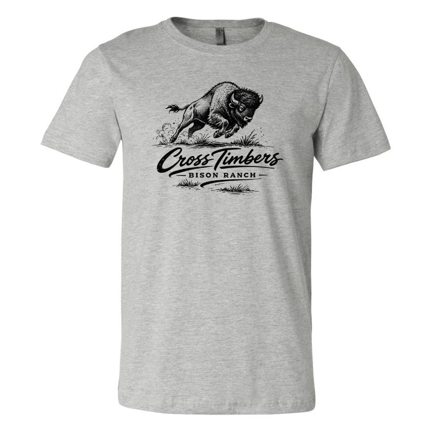 Light Grey Cross Timbers Bison Shirt