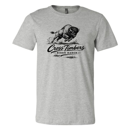 Light Grey Cross Timbers Bison Shirt