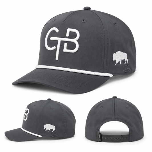 CTB Grey and White Rope Cap