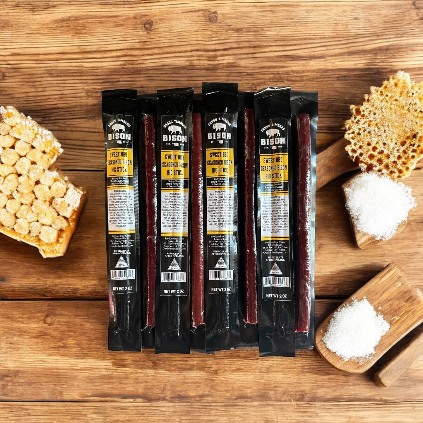 Jerky &  10 pack | 2 oz - Sweet BBQ Snack Sticks Combo