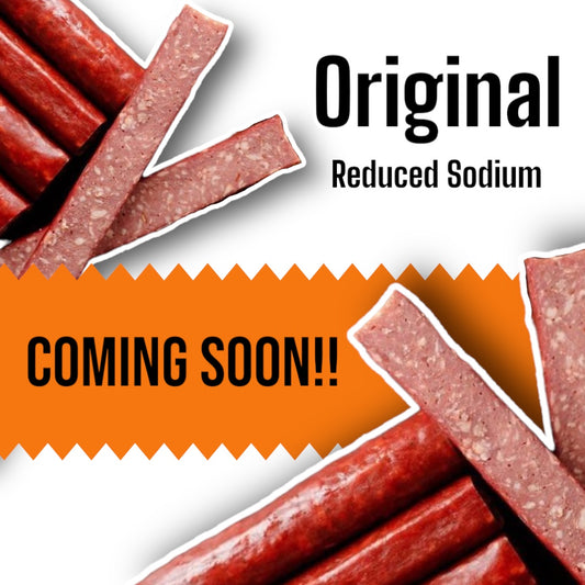 NEW | 1 oz Original with Reduced Sodium Bison Snack Sticks