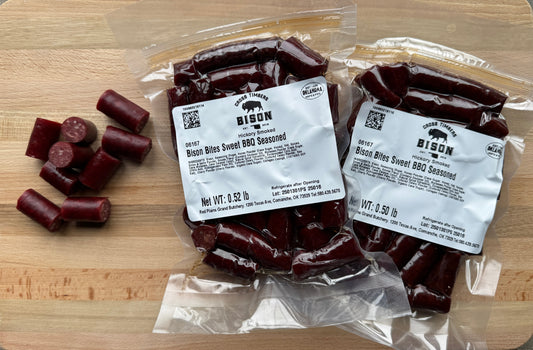 Sweet BBQ Seasoned Bison Bites - 2 Pack