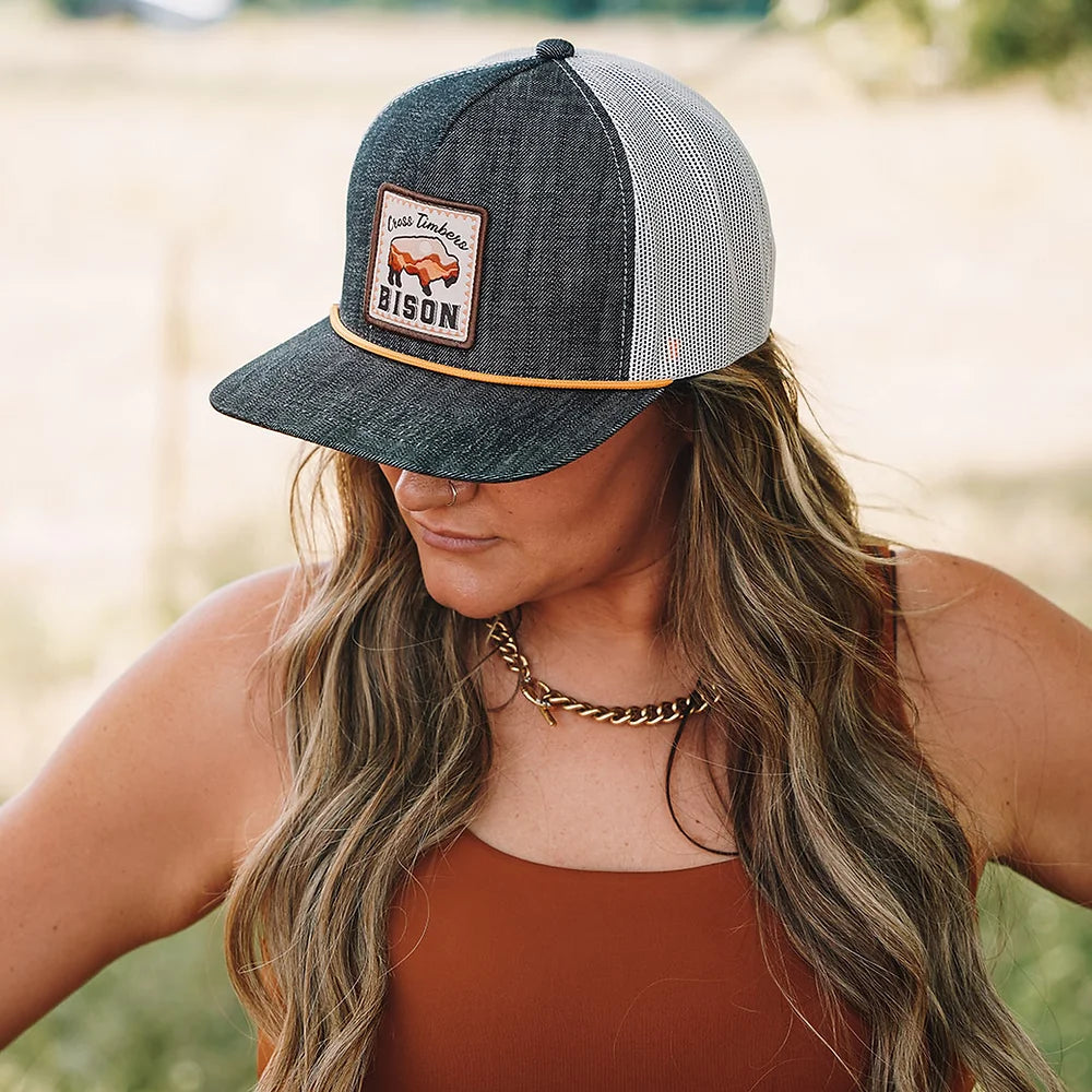 Denim and Mustard Rope Cap